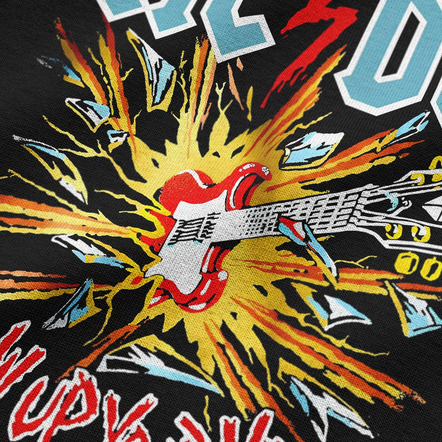 Oversized Black AC/DC T-shirt - Heavy 250 GSM Cotton