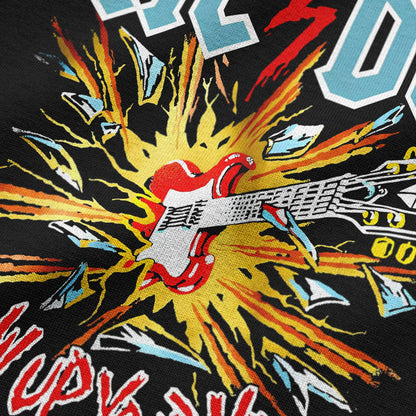 Oversized Black AC/DC T-shirt - Heavy 250 GSM Cotton