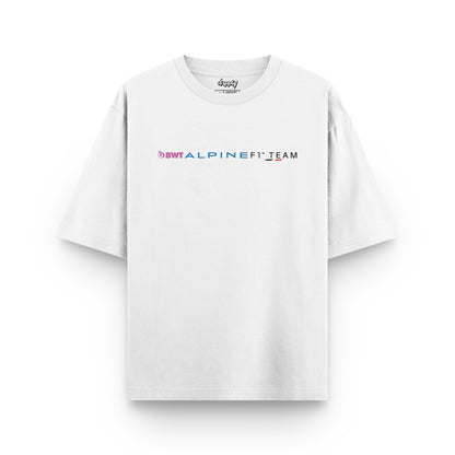 Oversized Alpine Formula 1 T-shirt - Heavy 250 GSM Cotton