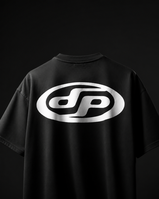 Black Basic Cropped T-shirt