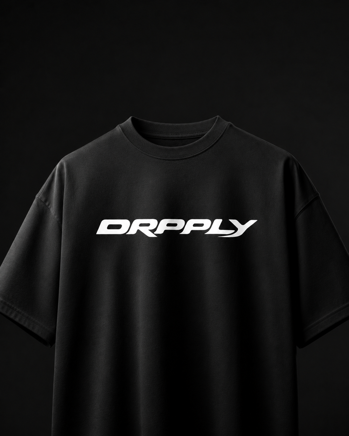Black Basic Cropped T-shirt