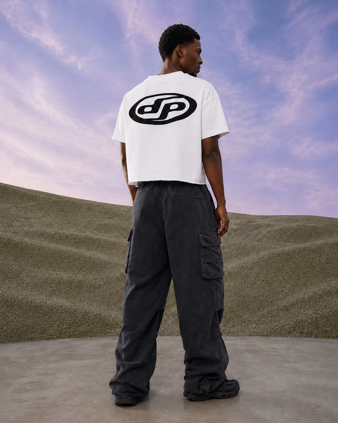 White Basic Cropped T-shirt