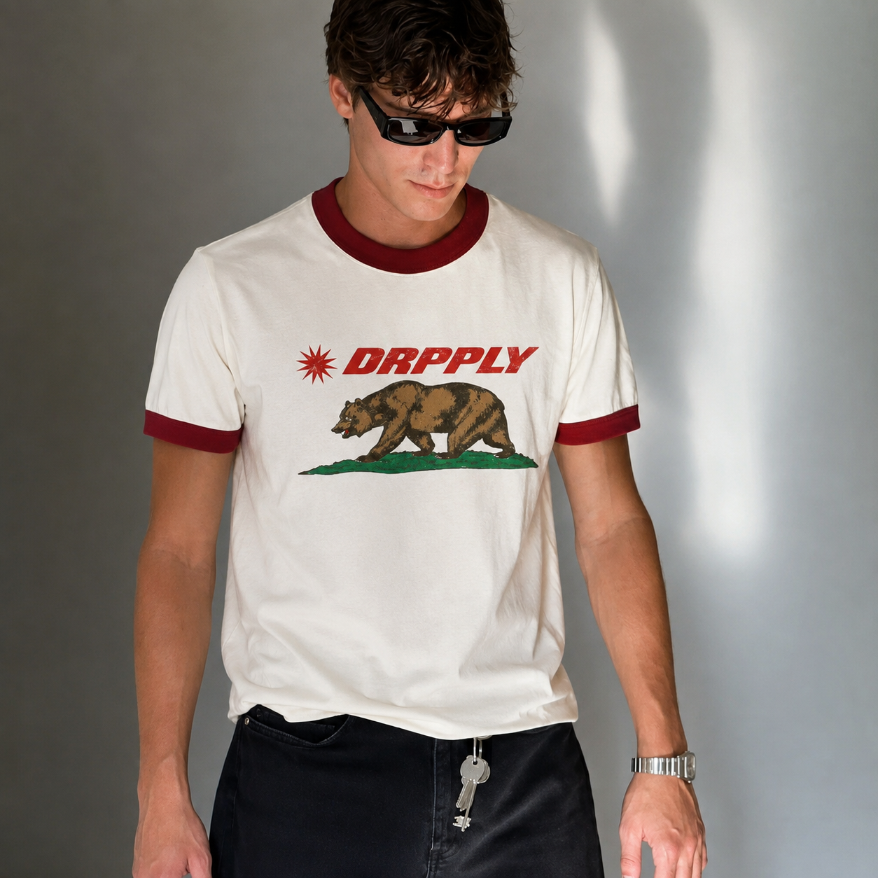 Bear Club Ringer Tee