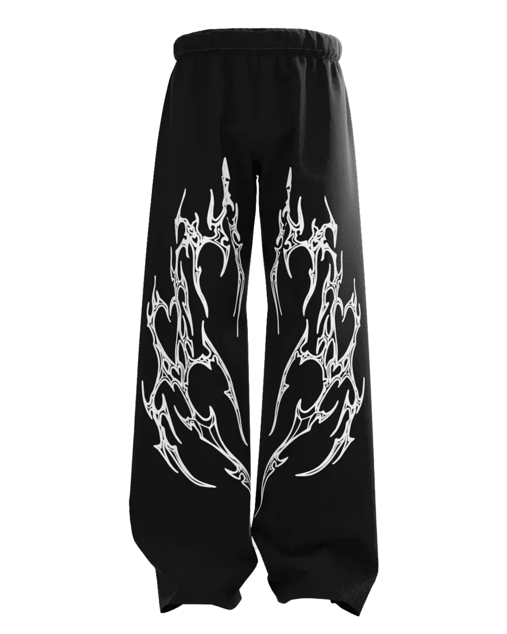 Black Straight Fit Baggy Pants