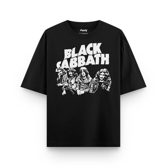 Oversized Black Sabbath T-shirt - Heavy 250 GSM Cotton
