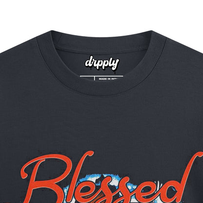 Oversized Blessed All Day T-shirt - Heavy 250 GSM Cotton
