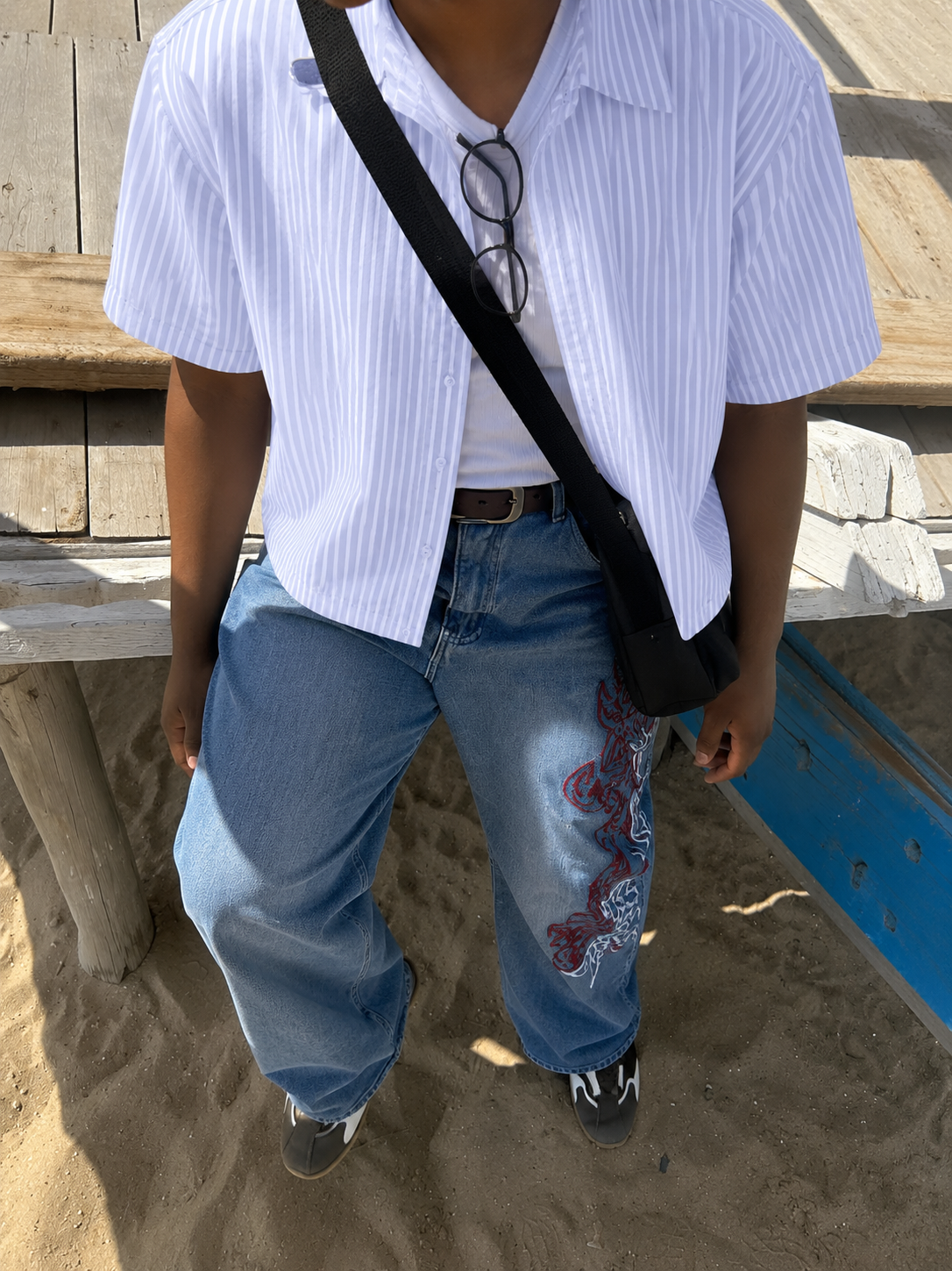 Sunday Stripe Boxy Shirt ⭐