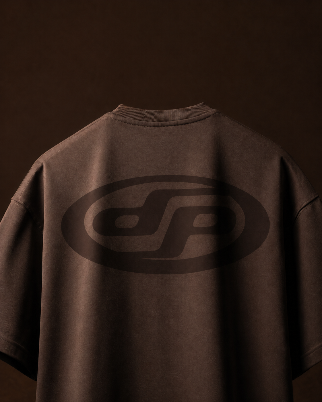 Brown Black Cropped T-shirt