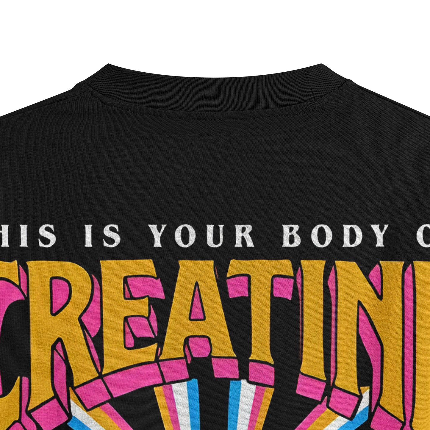 Oversized Gym Graphic T-shirt - Heavy 250 GSM Cotton