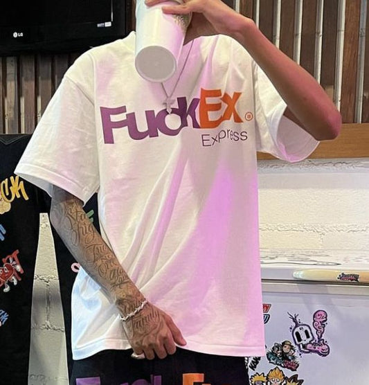 Oversized F*ckEx Express Parody T-shirt