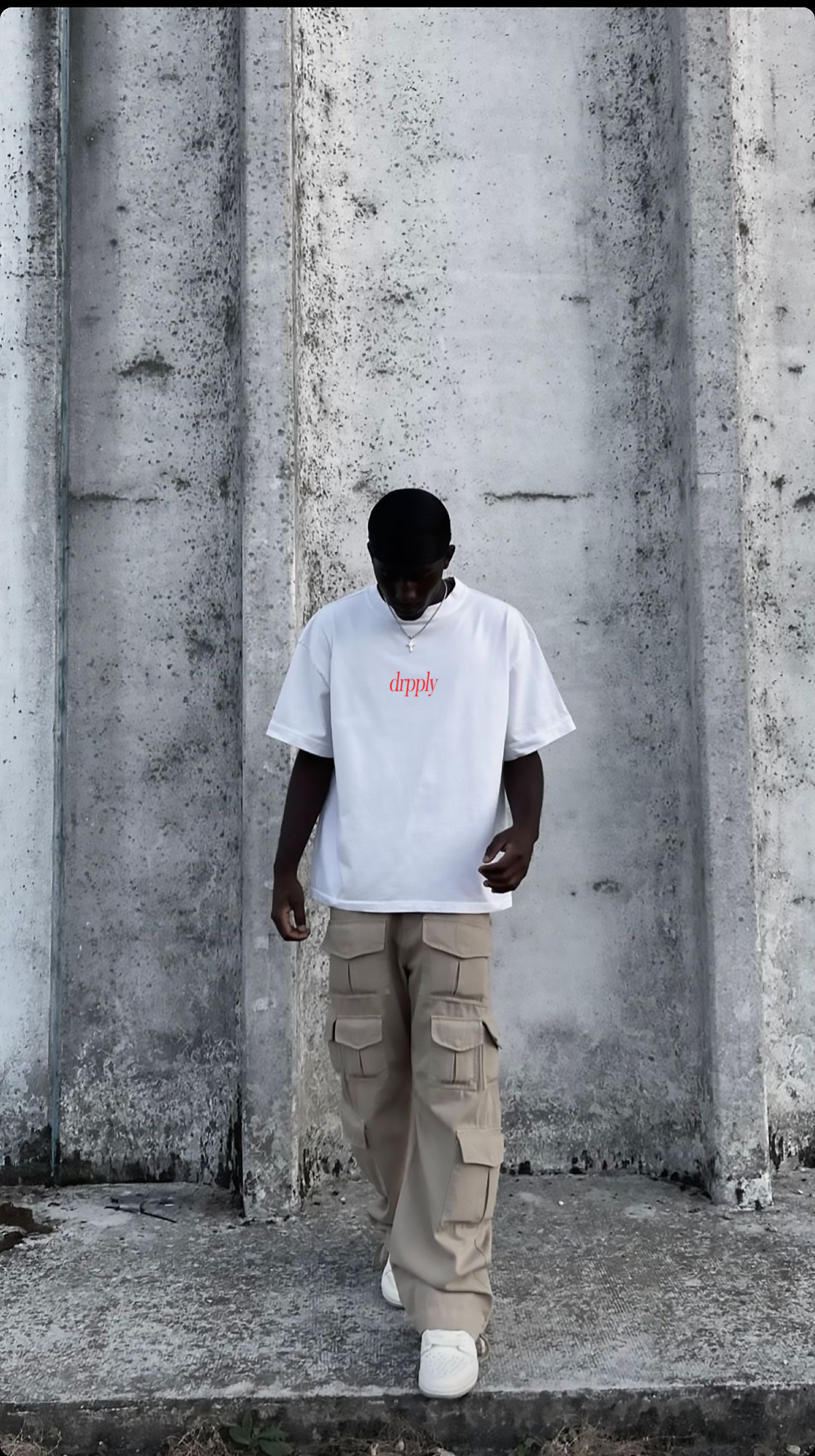 Oversized White Kanye Attitude Drake Feelings T-shirt - Heavy 250 GSM Cotton