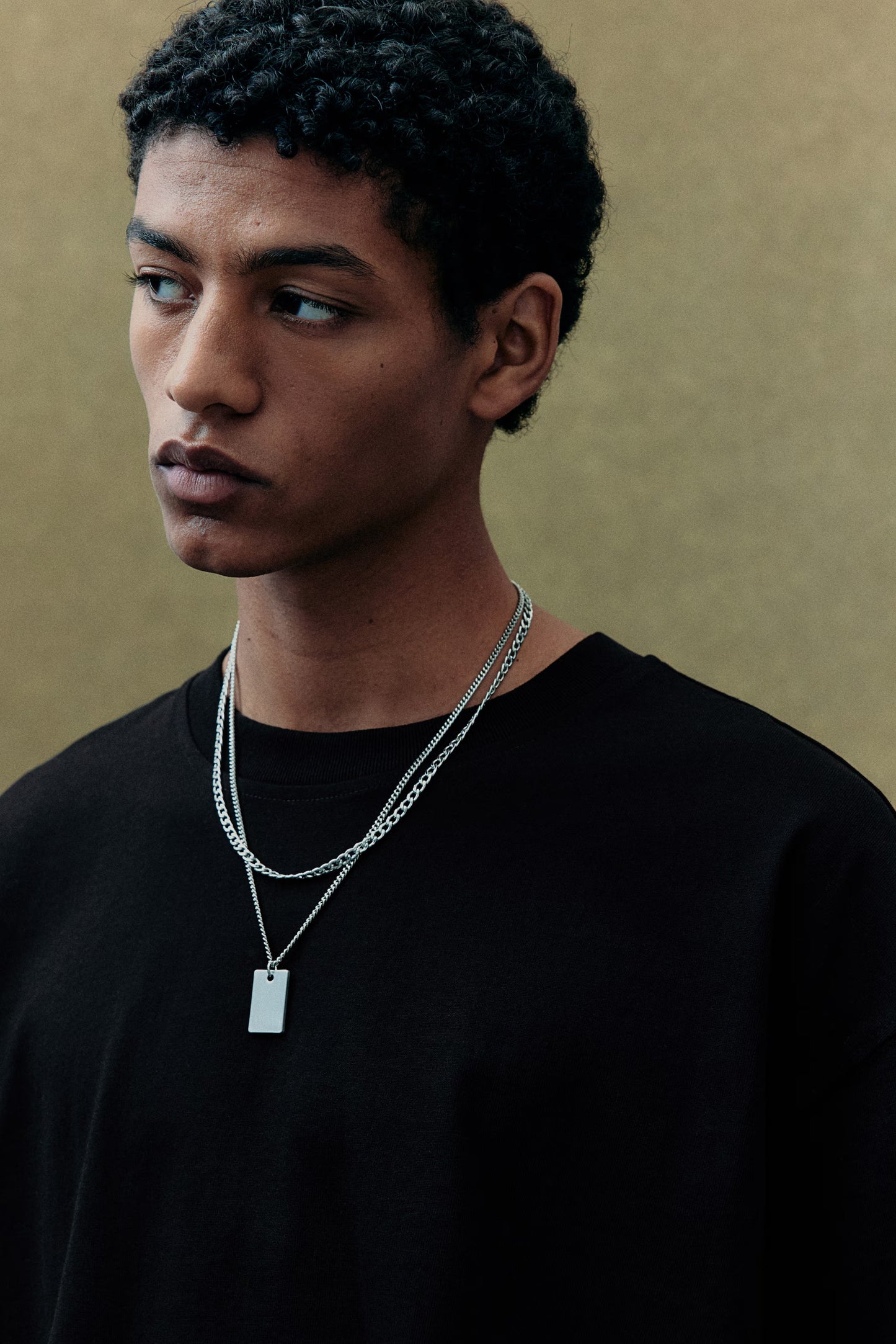Men's Oversized Black T-shirt - Heavy 250 GSM Cotton