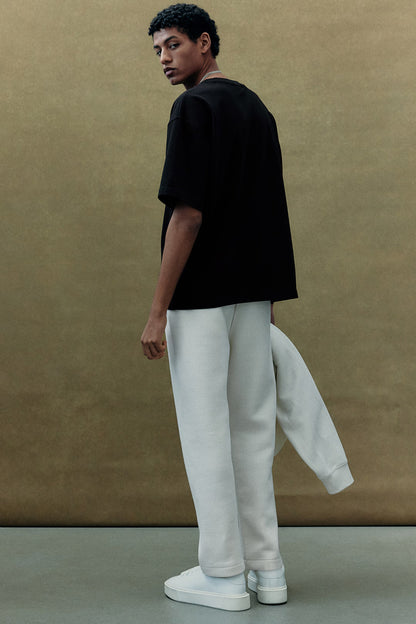 Men's Oversized Black T-shirt - Heavy 250 GSM Cotton