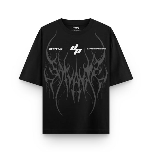 Oversized DRPPLY 001 T-shirt - Heavy 250 GSM Cotton