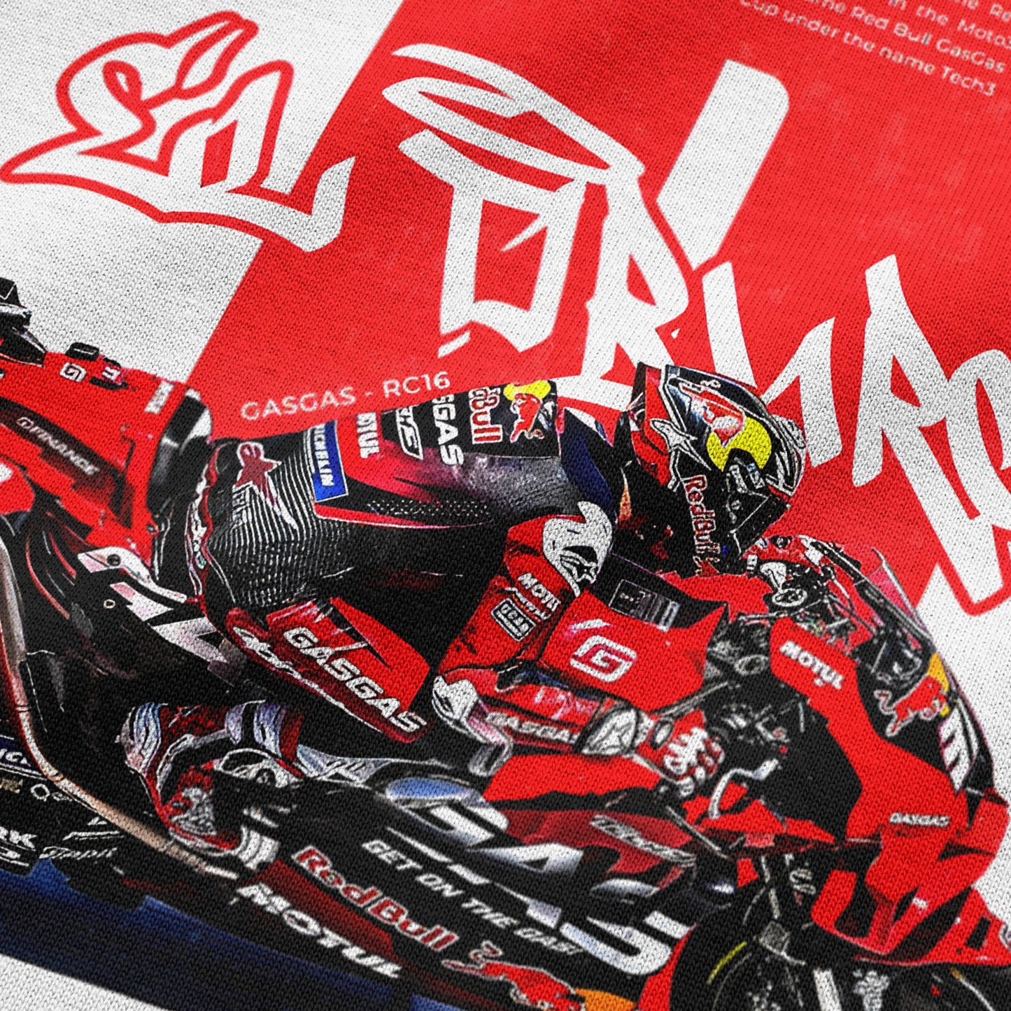 Oversized Edro Acosta MotoGP T-shirt - Heavy 250 GSM Cotton