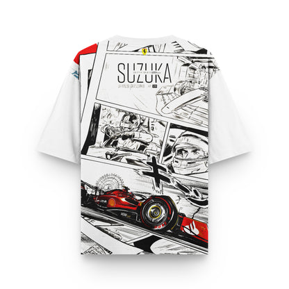 Oversized Suzuka Grand Prix T-shirt - Heavy 250 GSM Cotton