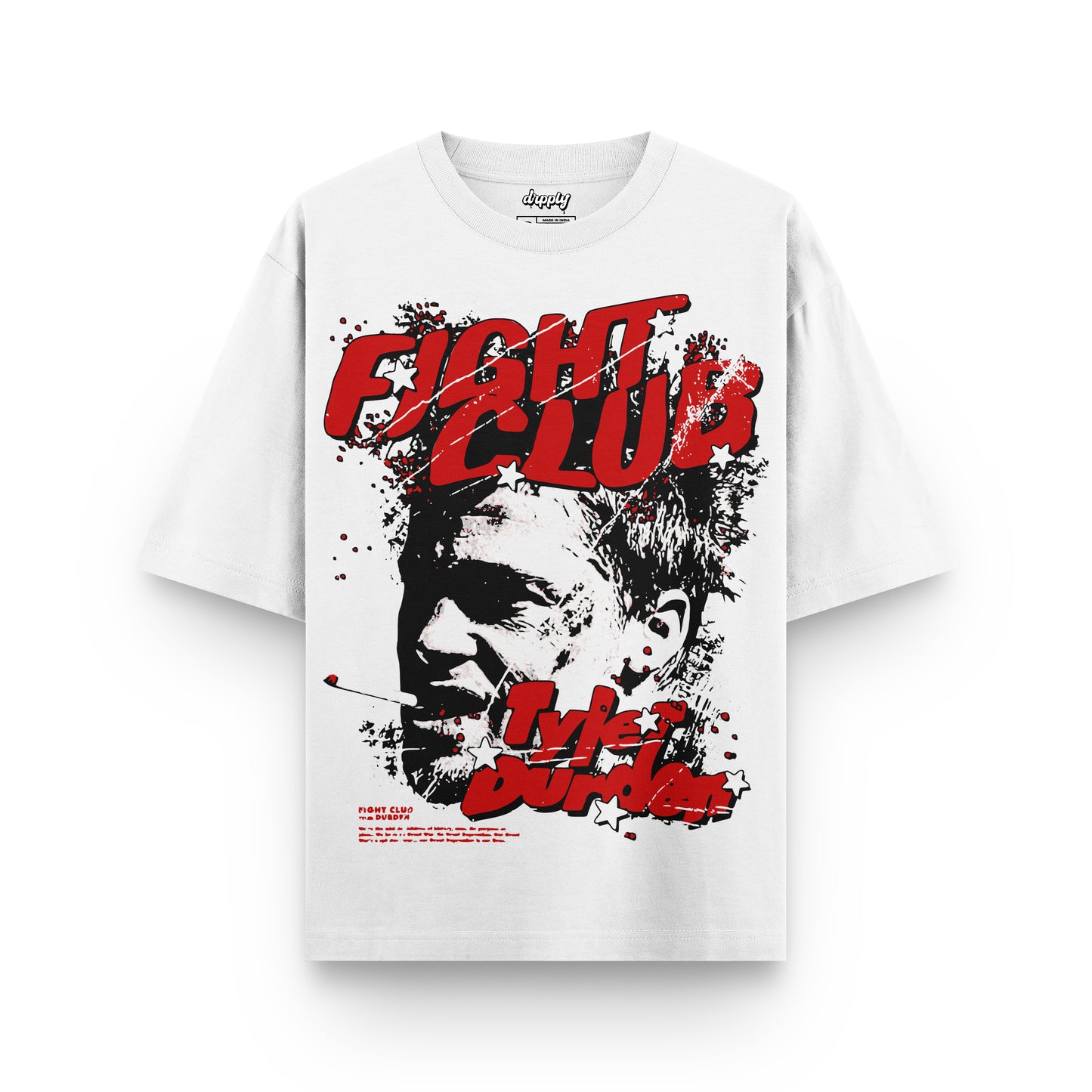 Oversized Fight Club T-shirt - Heavy 250 GSM Cotton