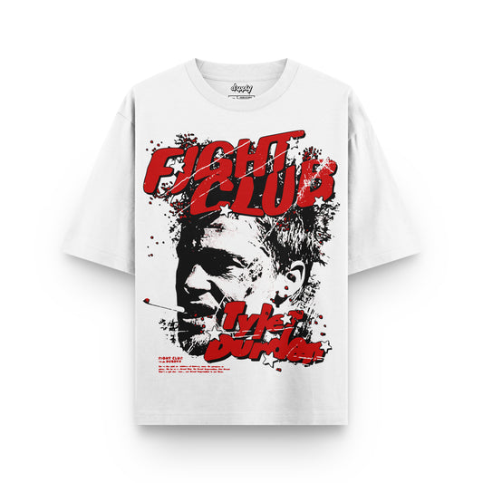 Oversized Fight Club T-shirt - Heavy 250 GSM Cotton
