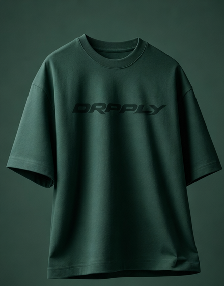 Basic Green Oversized T-shirt