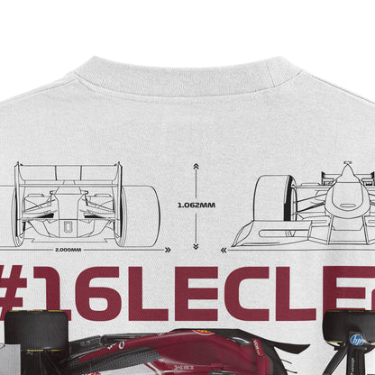 Oversized White SF25 Hamilton T-shirt - Heavy 250 GSM Cotton