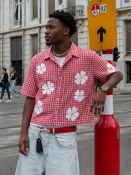 Hanami Boxy Fit Shirt 🌸