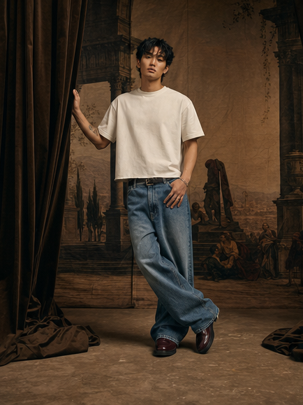 Iconic Cropped White T-shirt