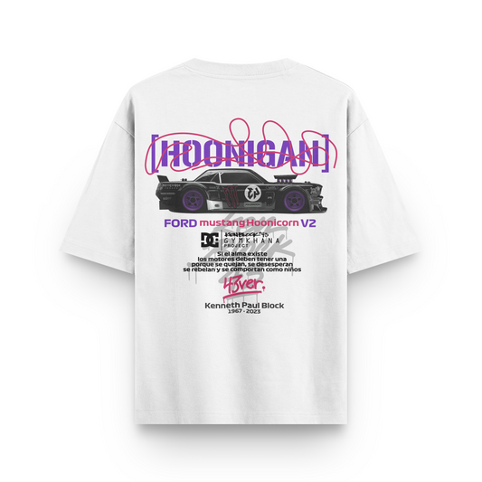 Oversized Hoonigan T-shirt - Heavy 250 GSM Cotton