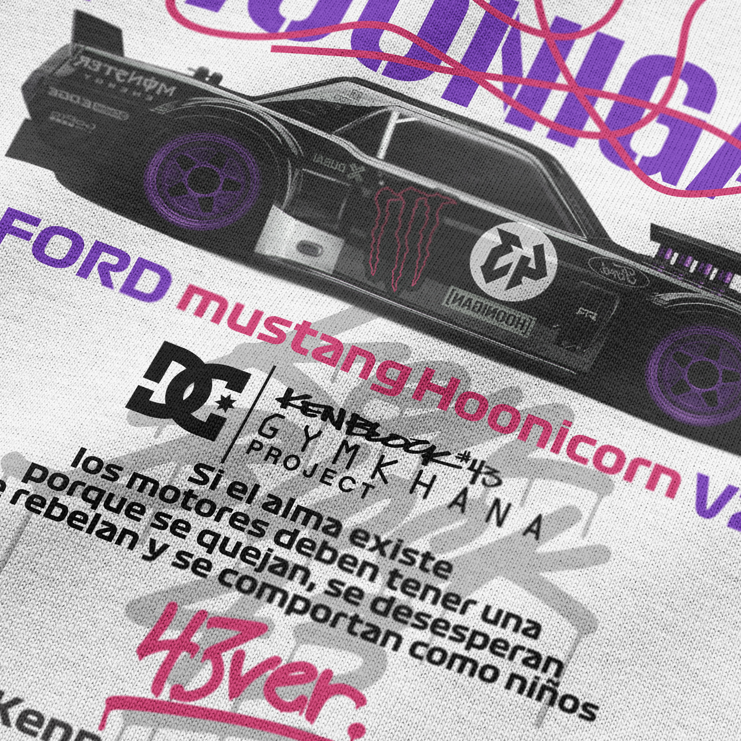 Oversized Hoonigan T-shirt - Heavy 250 GSM Cotton