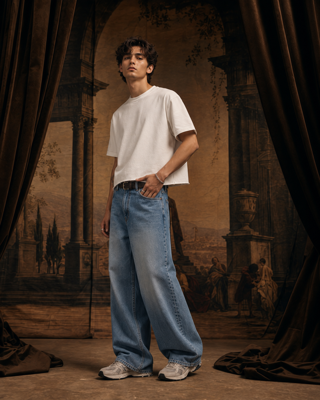 Iconic Cropped White T-shirt