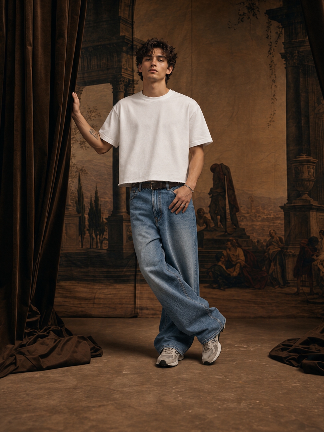 Iconic Cropped White T-shirt