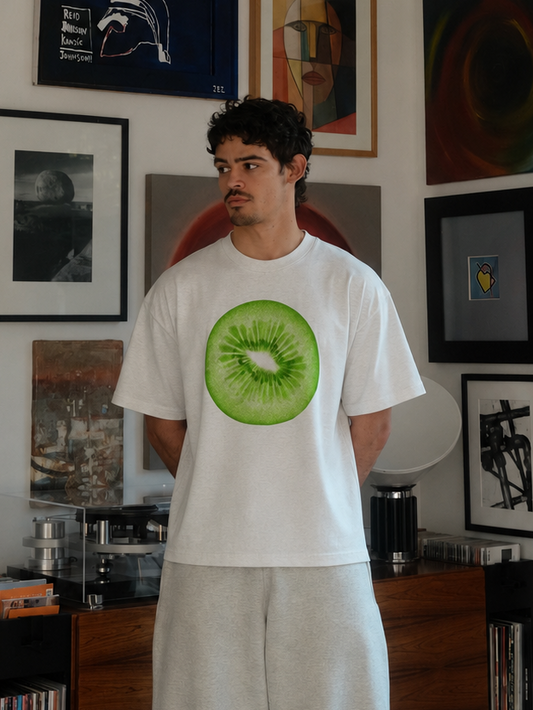 Oversized Kiwi T-shirt - Heavy 250 GSM Cotton