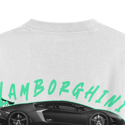 Oversized Lamborghini Aventador T-shirt - Heavy 250 GSM Cotton