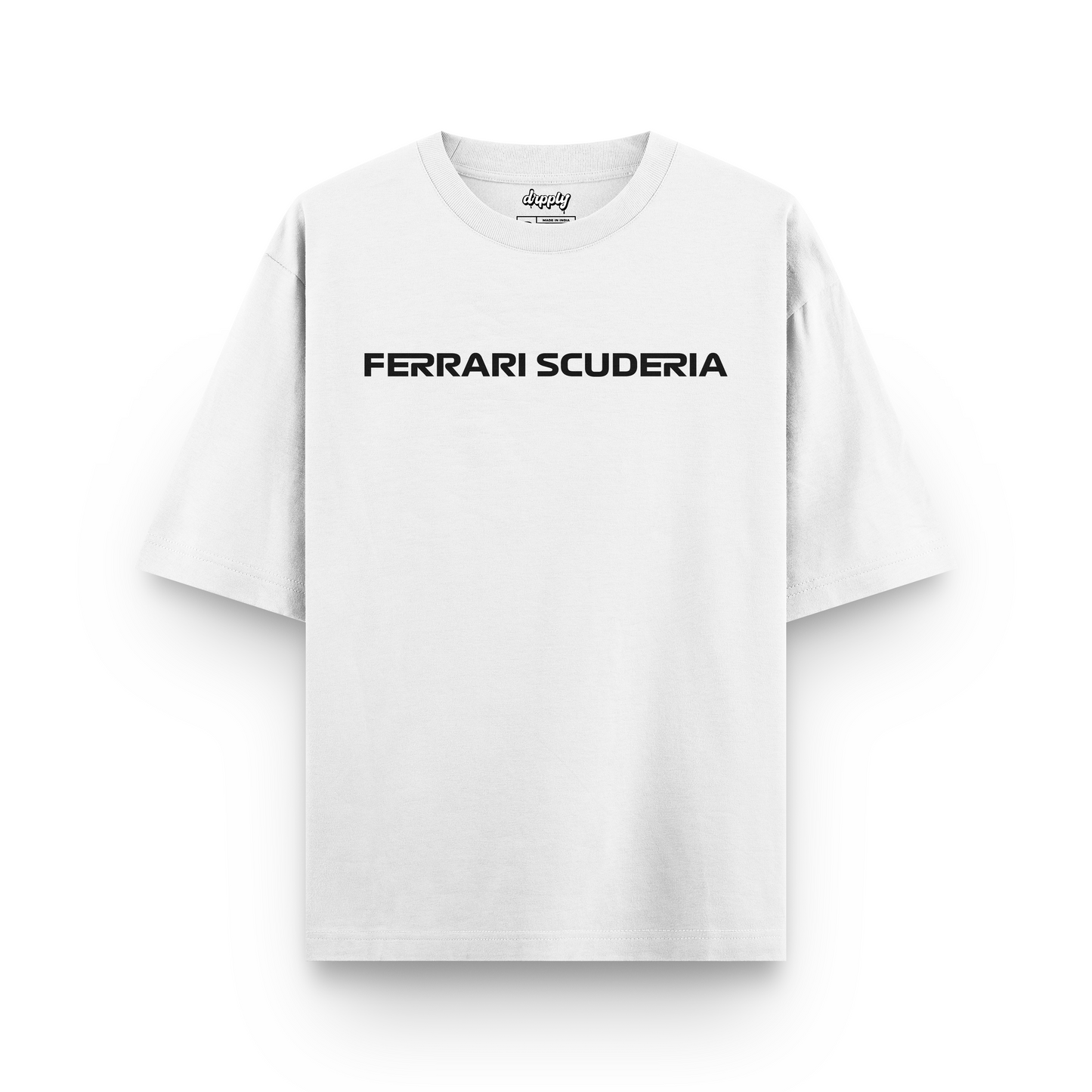 Oversized Ferrari Leclerc T-shirt - Heavy 250 GSM Cotton