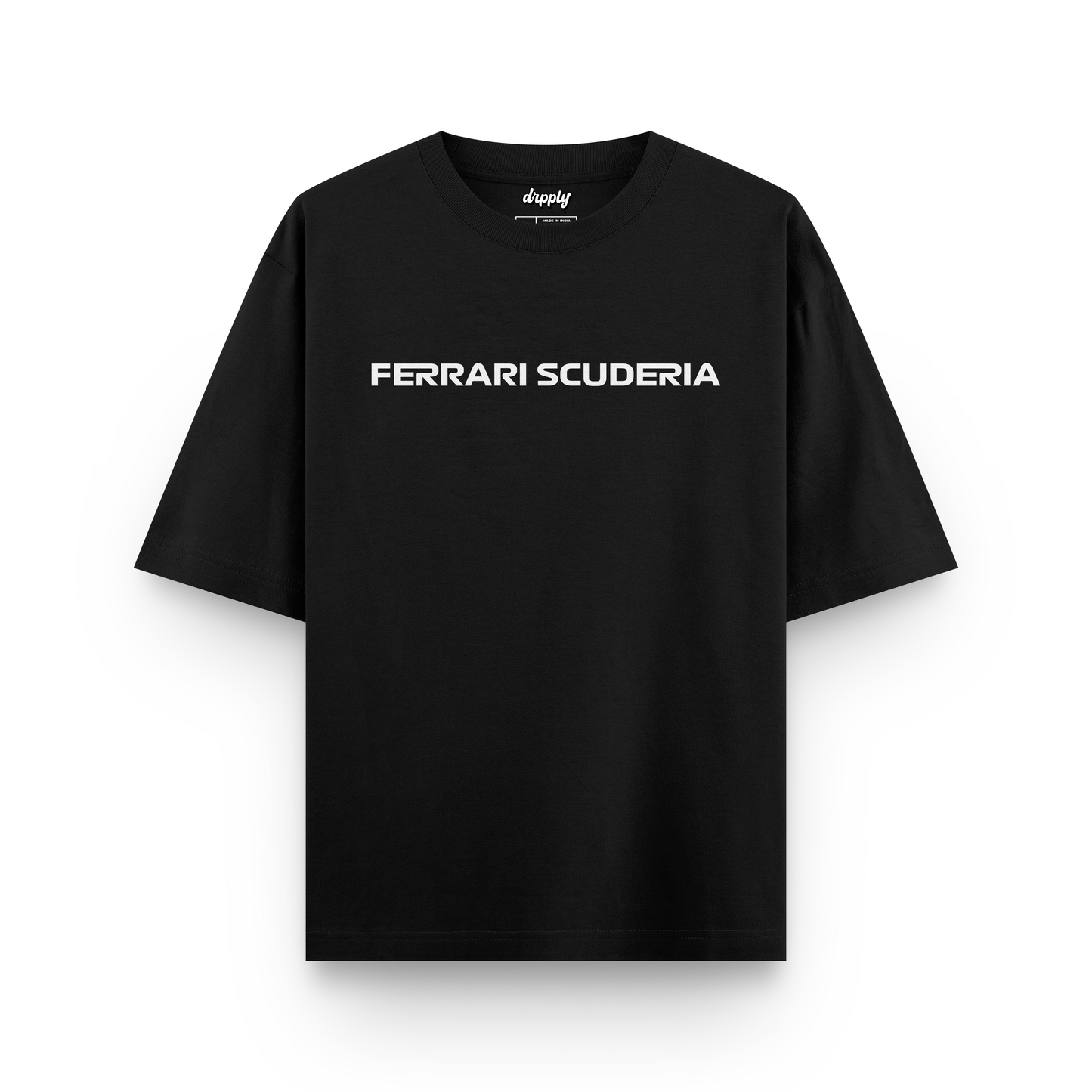 Oversized Ferrari Leclerc T-shirt - Heavy 250 GSM Cotton
