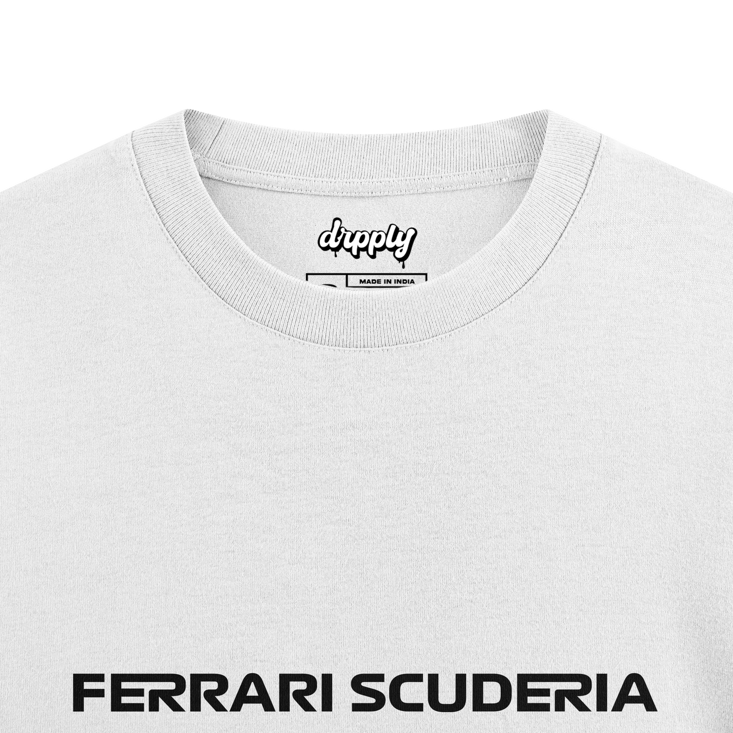 Oversized Ferrari Leclerc T-shirt - Heavy 250 GSM Cotton