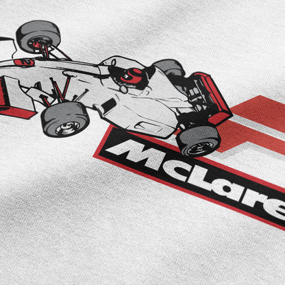 Oversized White Mclaren T-shirt