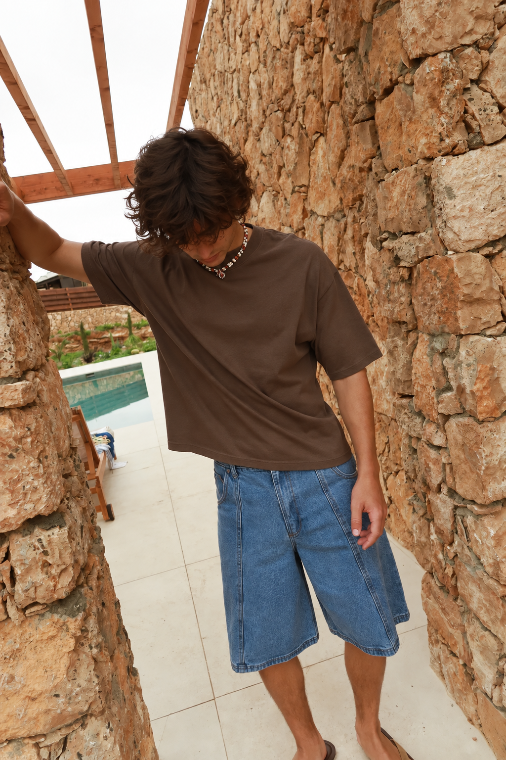 Perfectly Cropped Brown T-shirt