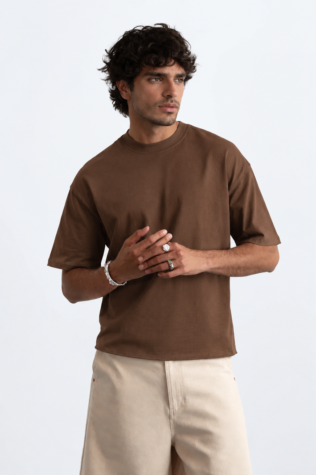 Perfectly Cropped Brown T-shirt