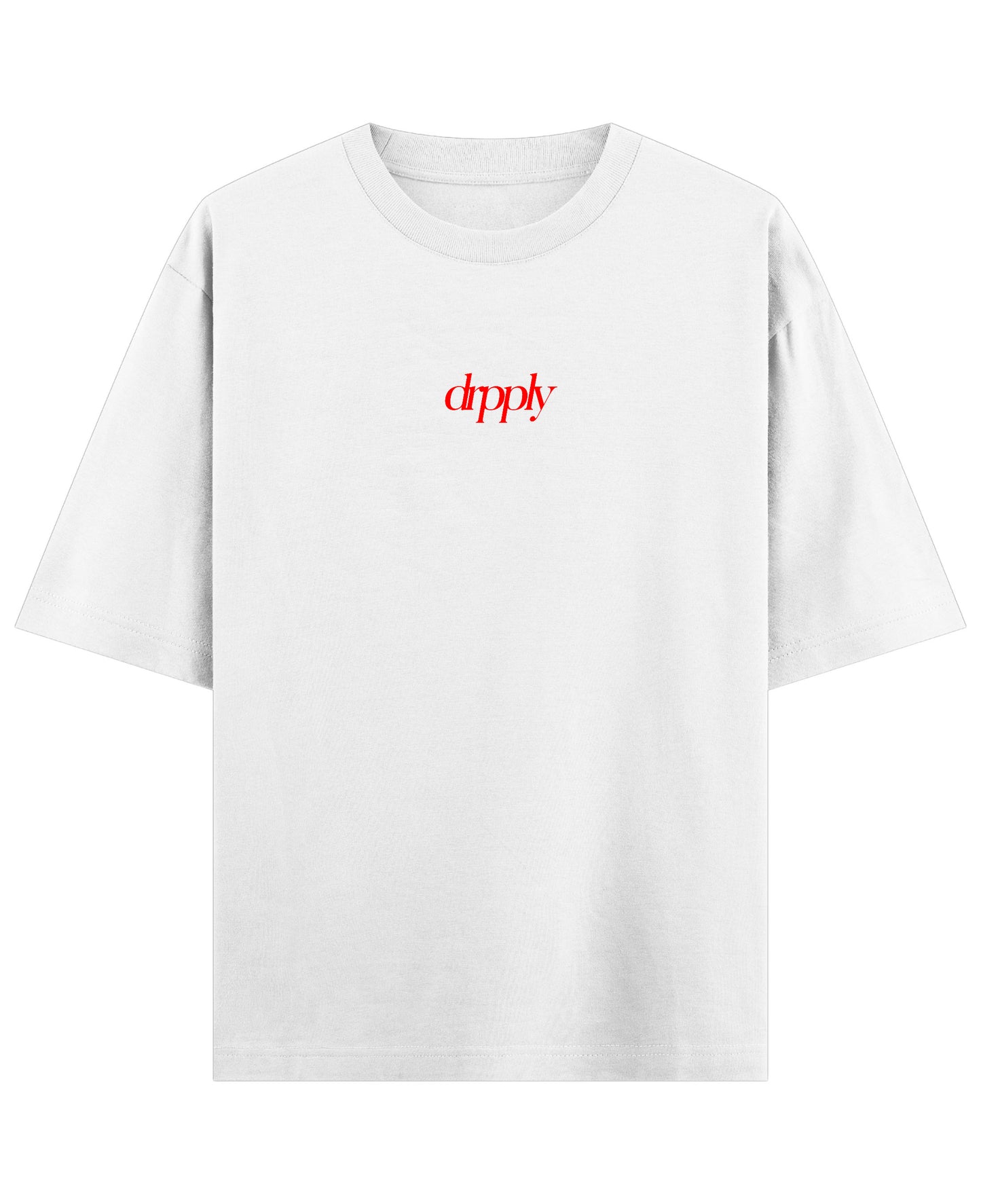 White Oversized T-shirt Front Design