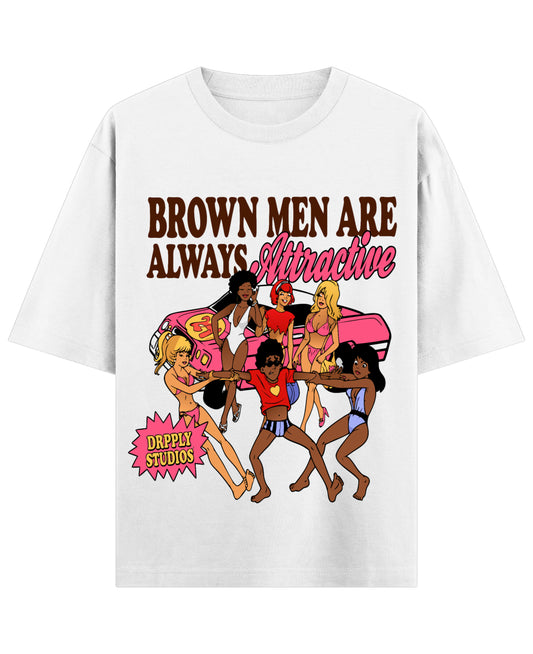 White Oversized T-shirt Front Design