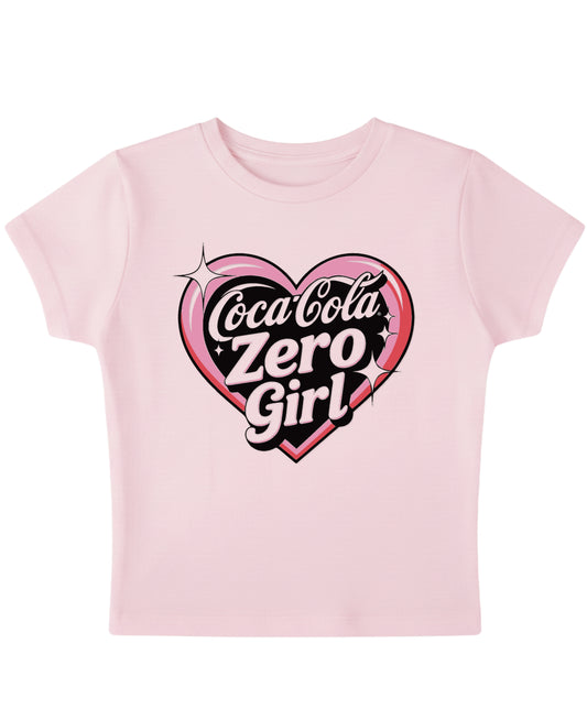 Baby Pink Baby Tee Front Design