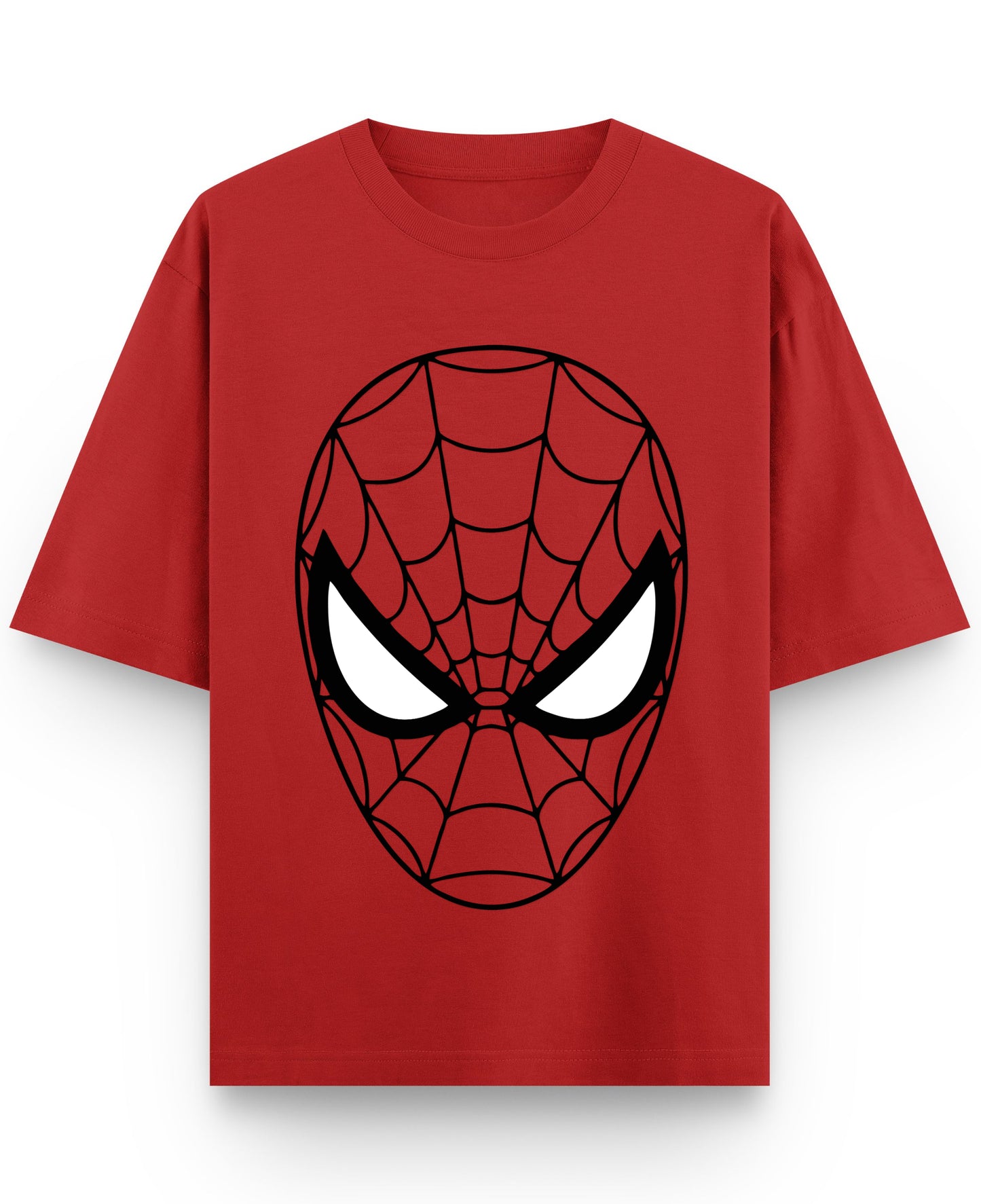 Red Oversized T-shirt Front Design