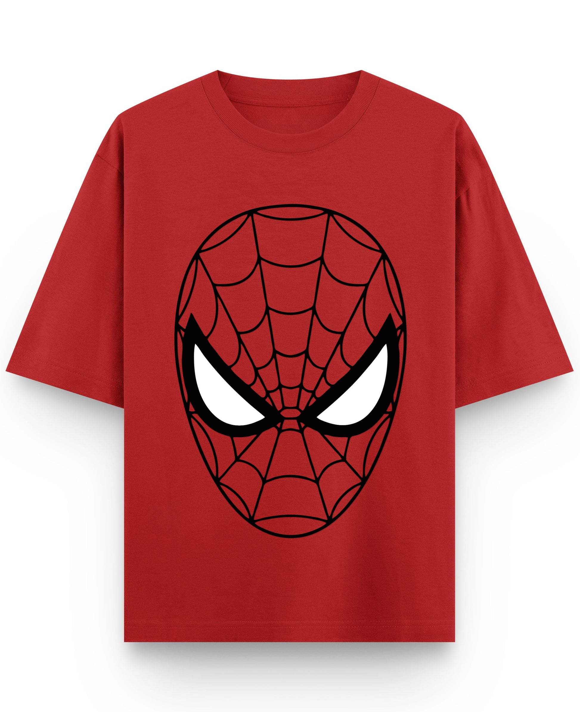 Red Oversized T-shirt Front Design