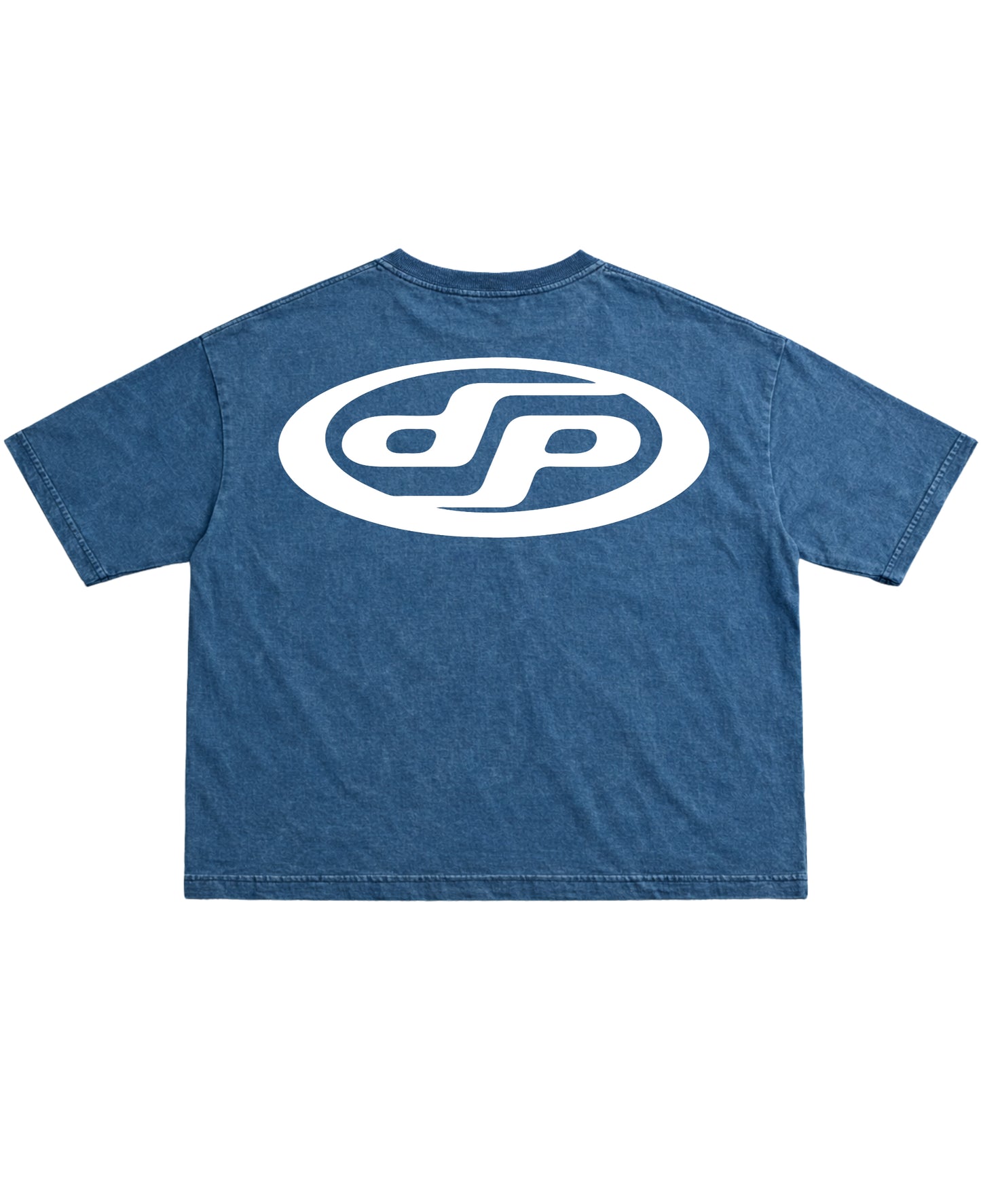 Denim Wash Boxy Fit T-shirt Back Design
