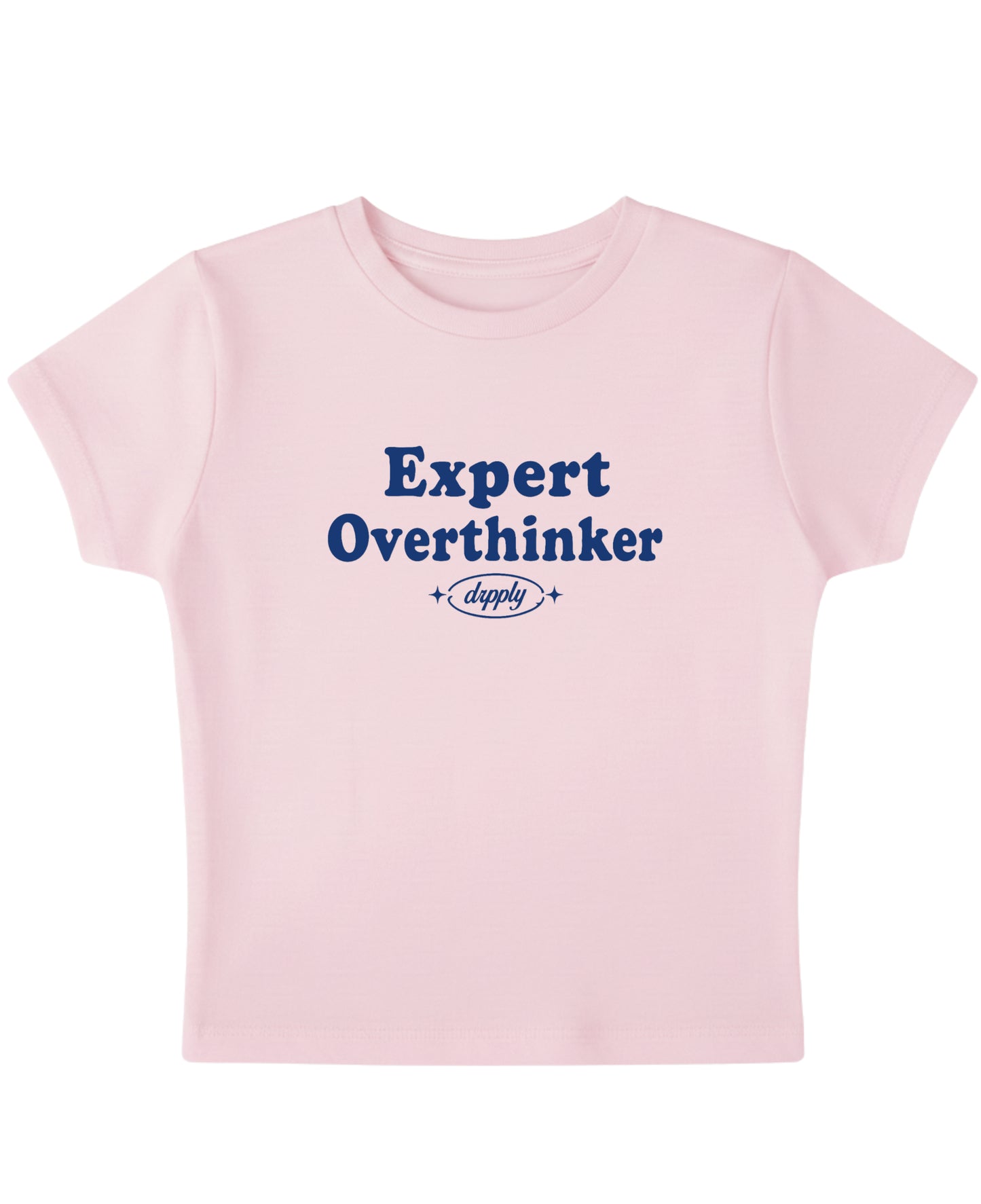 Baby Pink Baby Tee Front Design