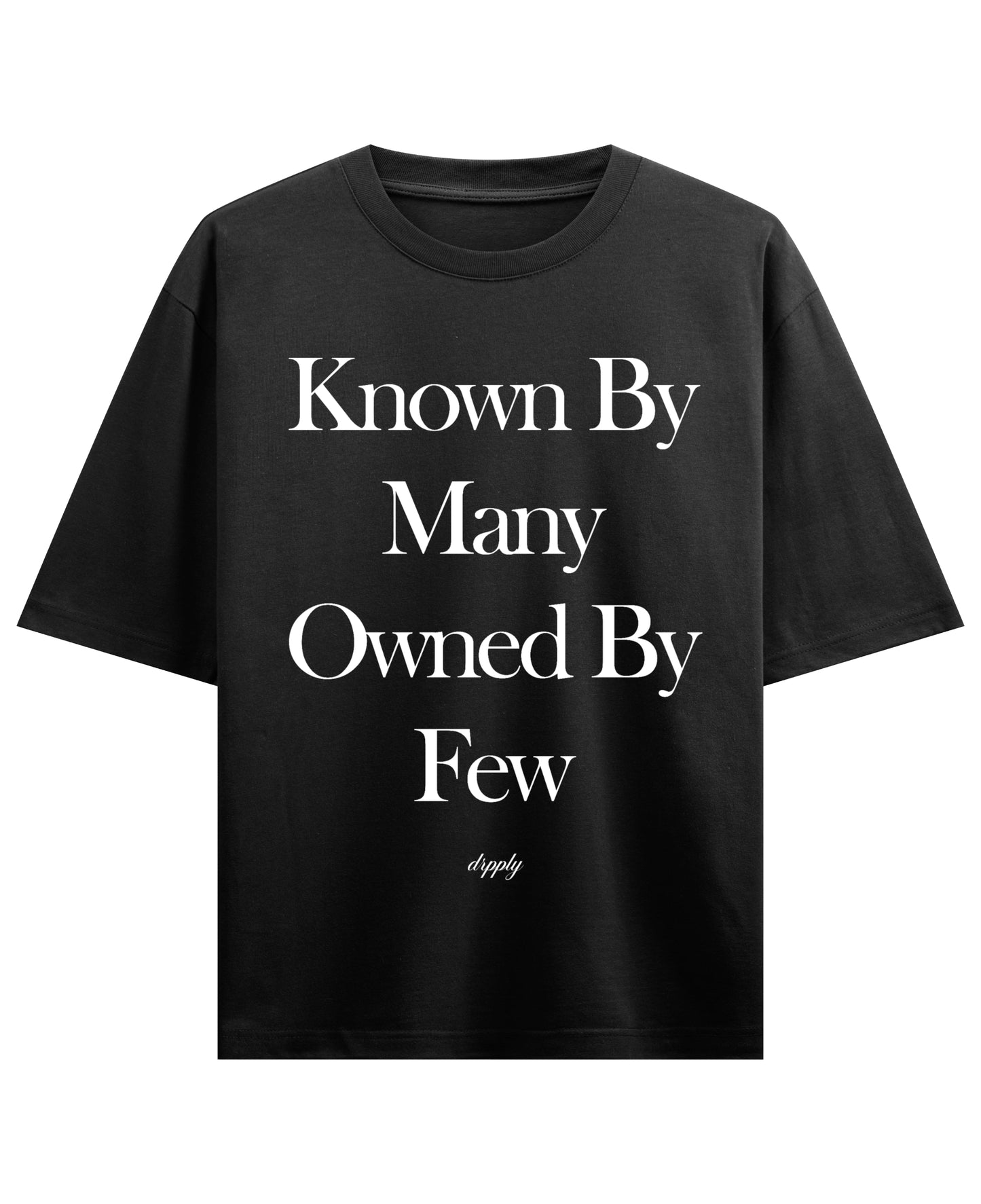 Black Oversized T-shirt Front Design