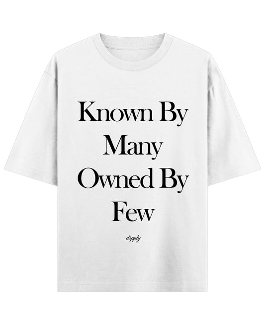 White Oversized T-shirt Front Design