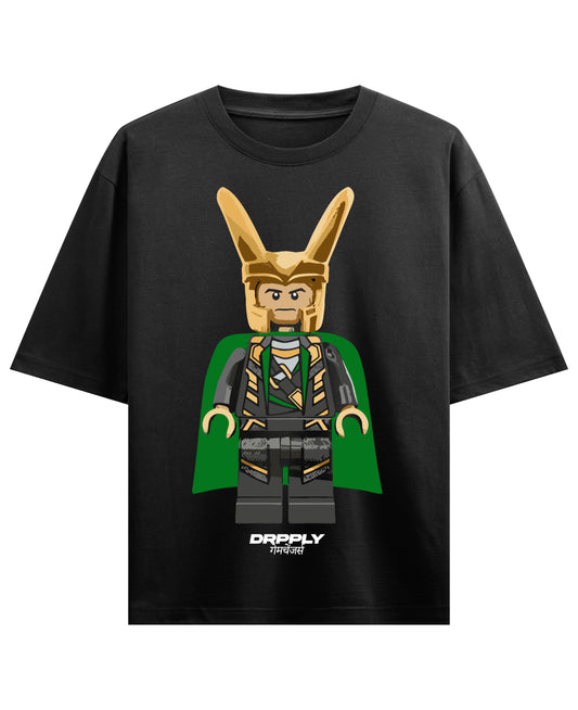 Black Oversized T-shirt Front Design