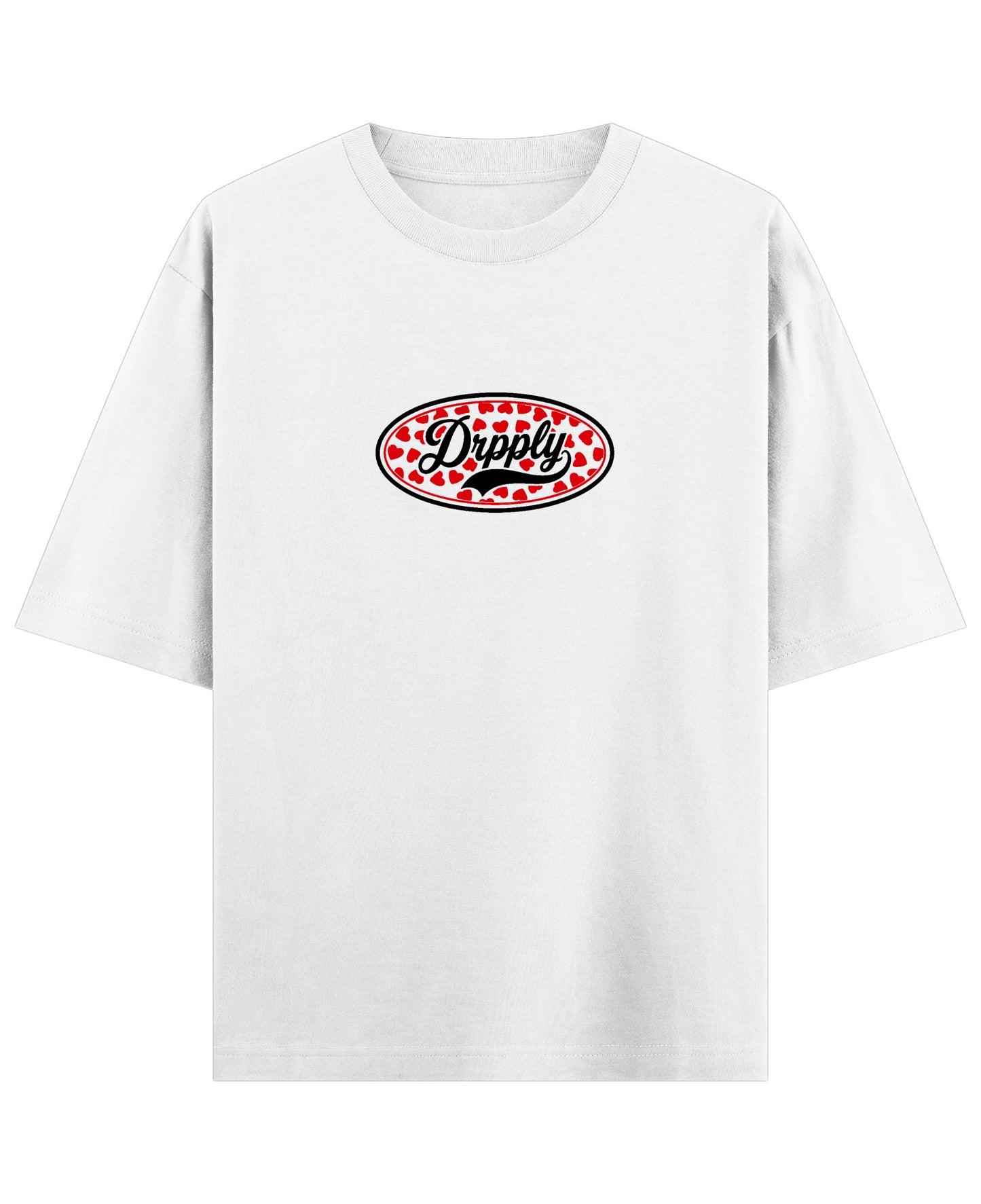 White Oversized T-shirt Front Design