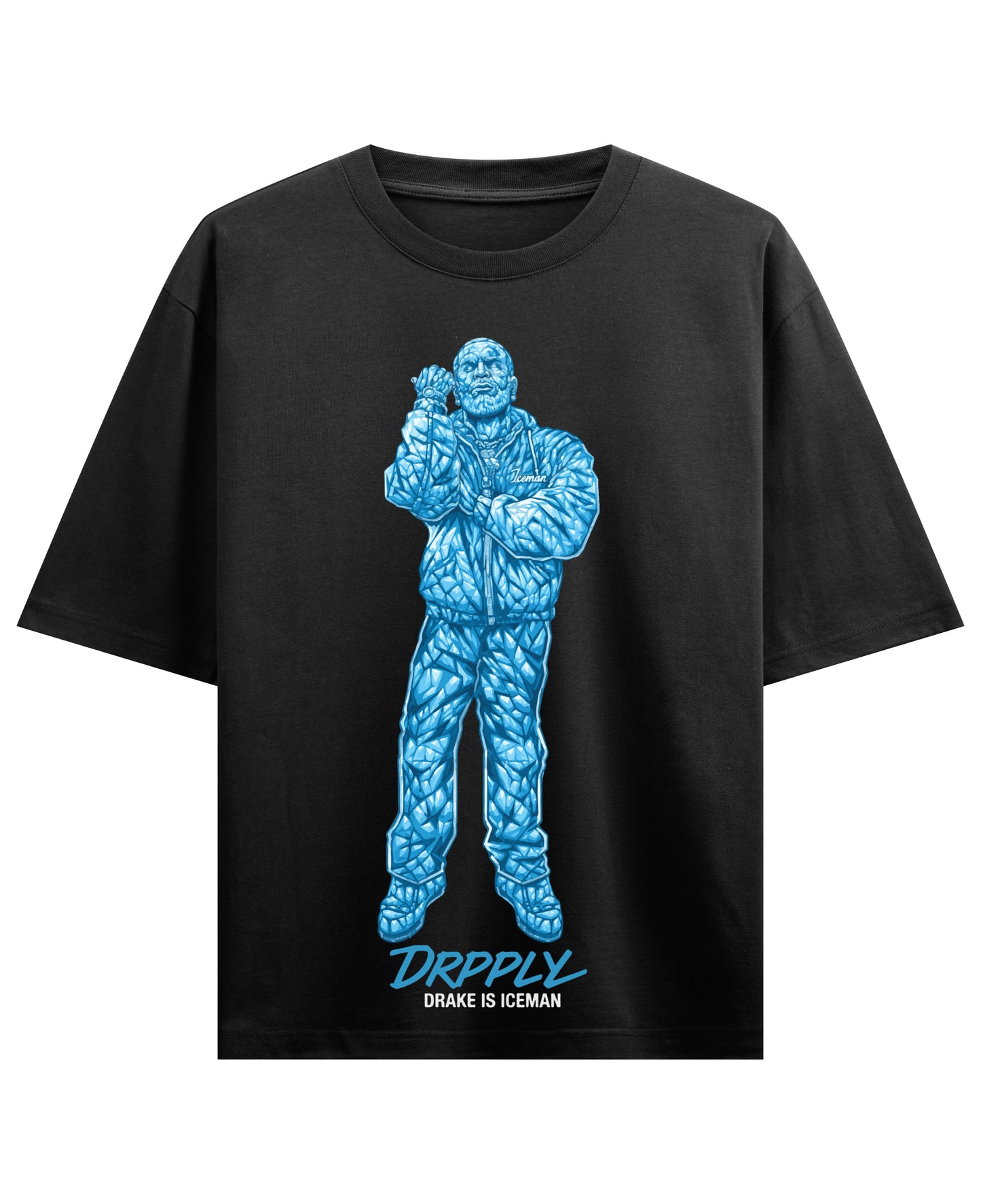 Black Oversized T-shirt Front Design